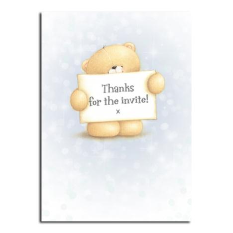 Thanks For The Invite Forever Friends Acceptance / Regret Card